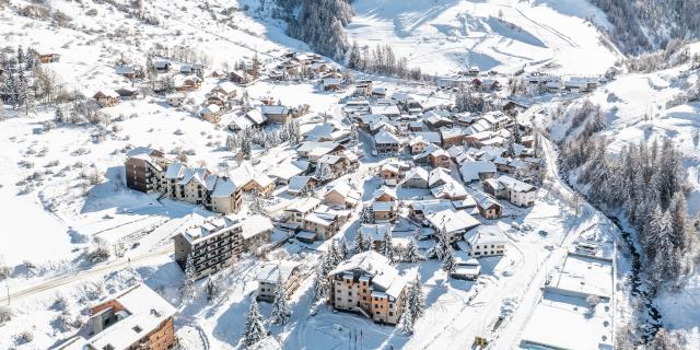 Vars Sainte Marie sous la neige