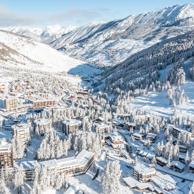 Vars les Claux sous son beau manteau blanc