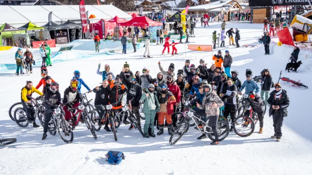 Bordercross et Mass Start lors de l'Outdoormix Winter Festival
