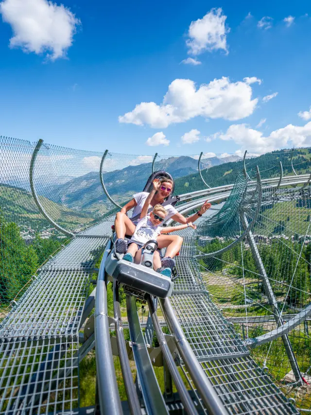 Luge sur Rail à Vars
